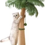 Curved Palm-Tree Sisal Cat Post