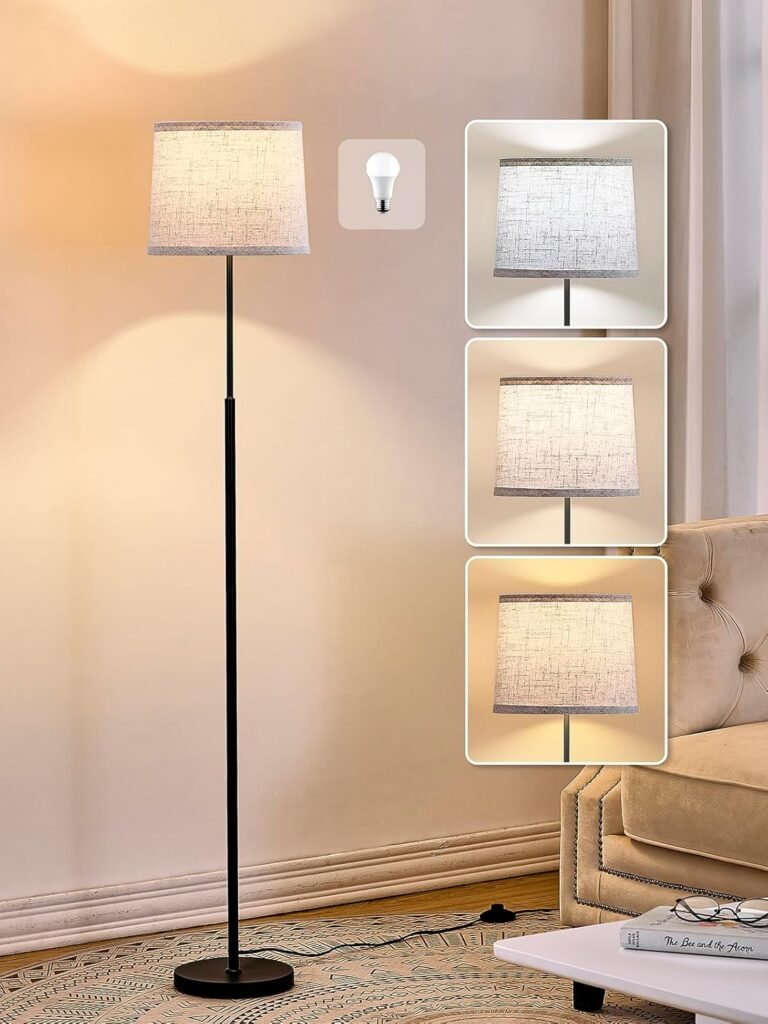 Hikczc LED Floor Lamp 1 – Transform Your Space with Warm Light 3 Hikczc LED Floor Lamp