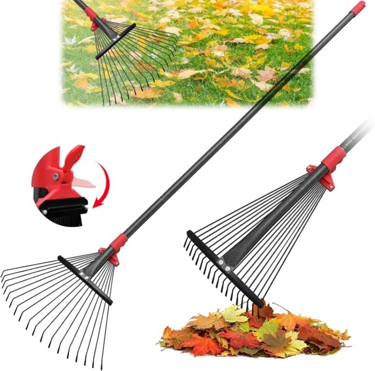Ultimate Saker Adjustable Garden Rake 2 – Effortless Yard Cleanup Made Easy 3 Saker Adjustable Garden Rake