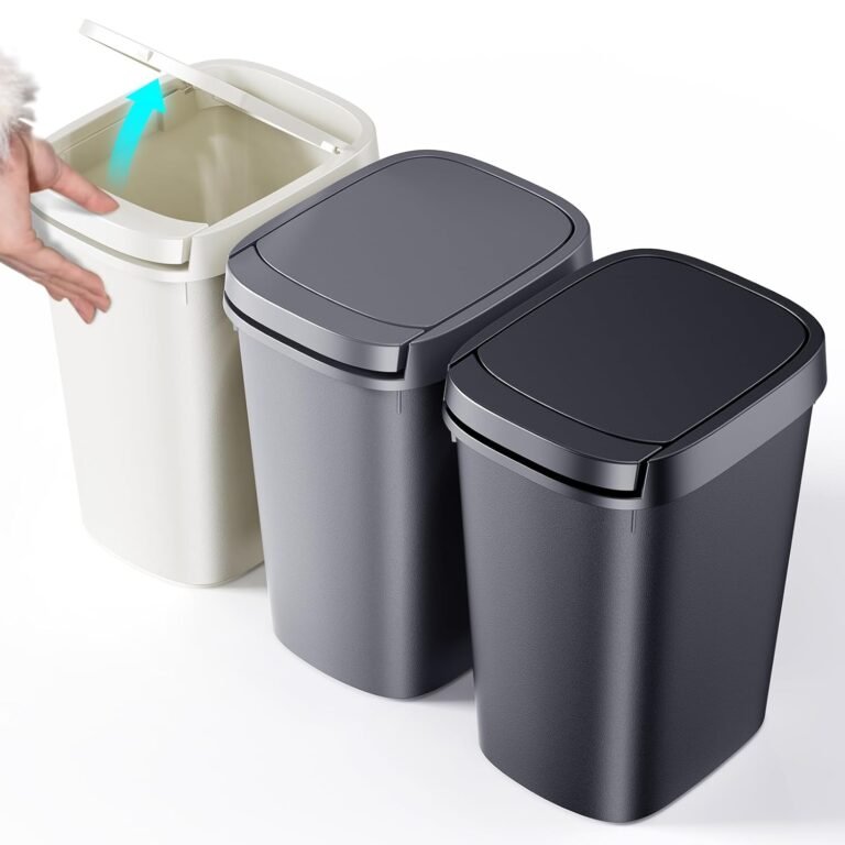 No More Mess – Try the CEROELDA Slim Wastebasket 2 for Effortless Cleanliness 1 CEROELDA Slim Wastebasket