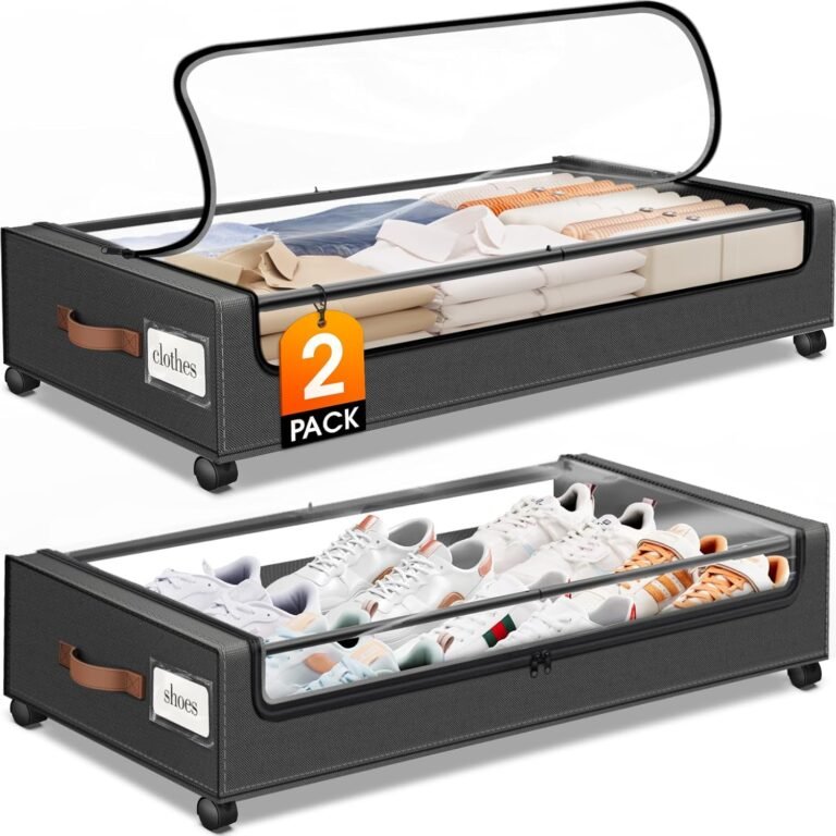Stop Household Clutter with SpaceHacks Underbed Storage 1 6 SpaceHacks Underbed Storage