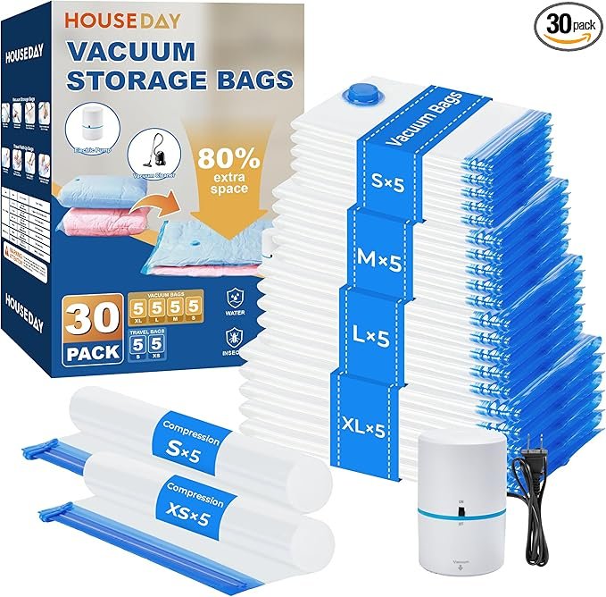 Product Reviews 6 HOUSE DAY Vacuum Storage Bags