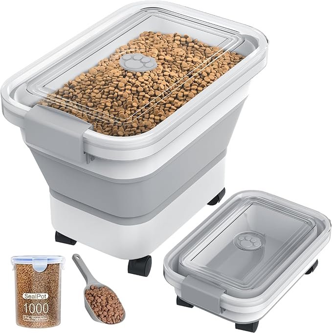 No More Stale Pet Food – Get the DDMOMMY Pet Food Container 4 Today 8 DDMOMMY Pet Food Container