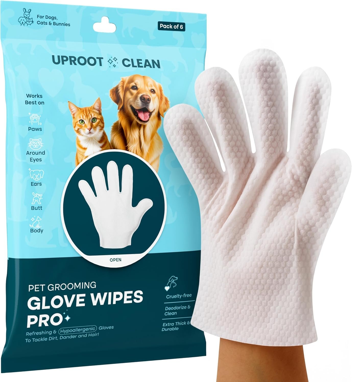 Uproot Clean Dog Gloves