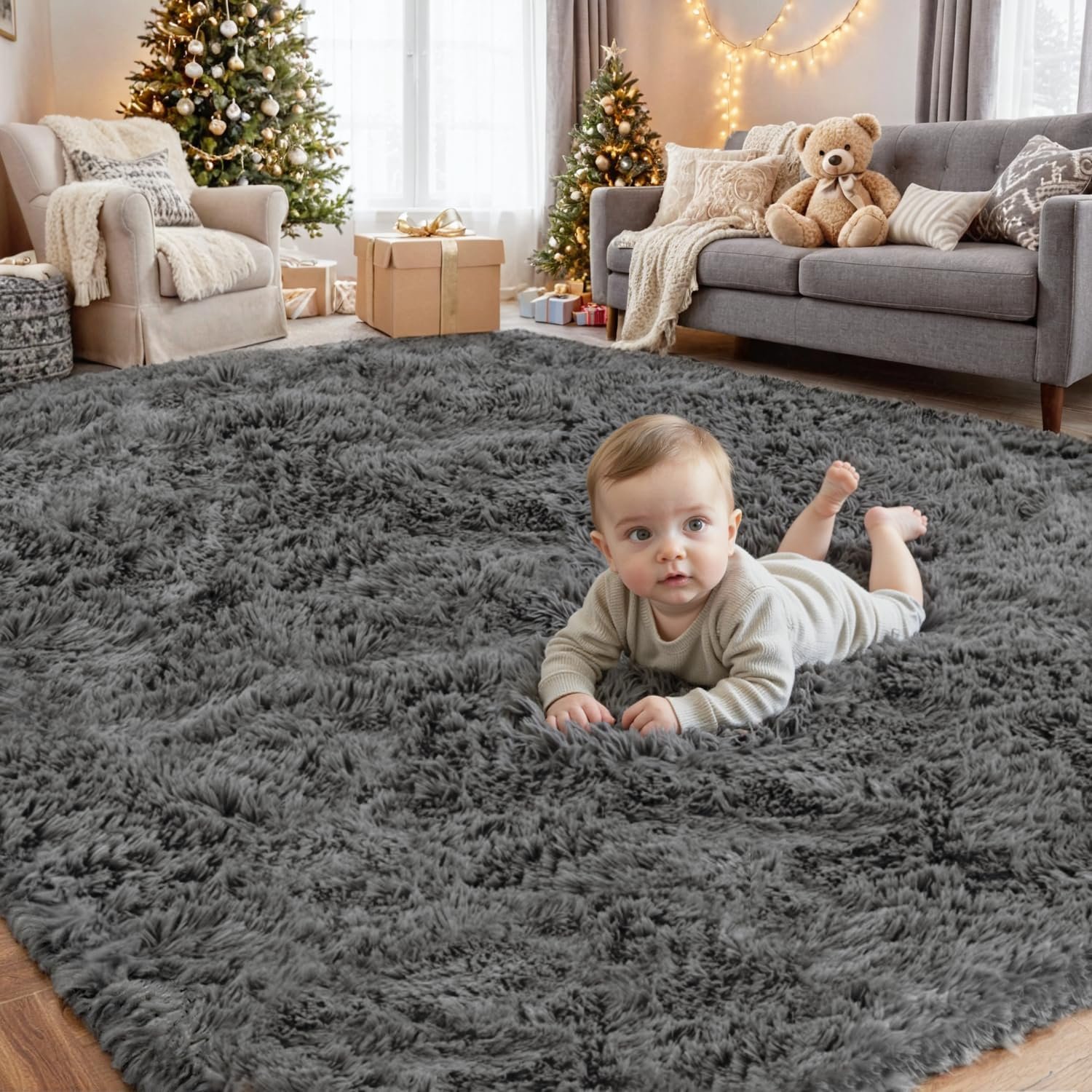 8x10 Fluffy Shag Rug
