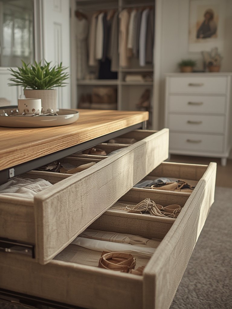 dresser organizer in action