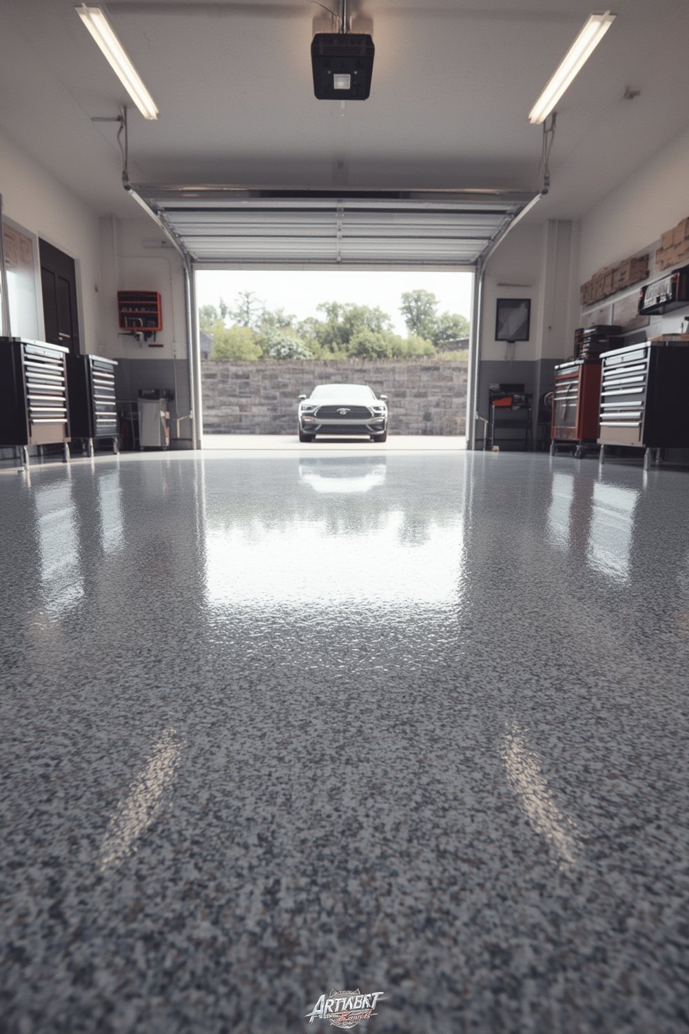 epoxy garage floor coating - Illustration 1