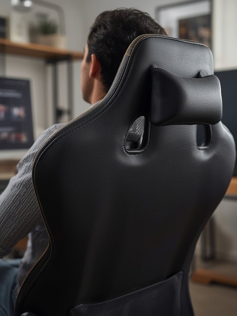 ergonomic chair supporting healthy posture