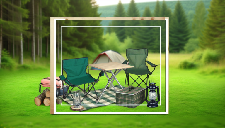 camping furniture comparison with chairs and tables