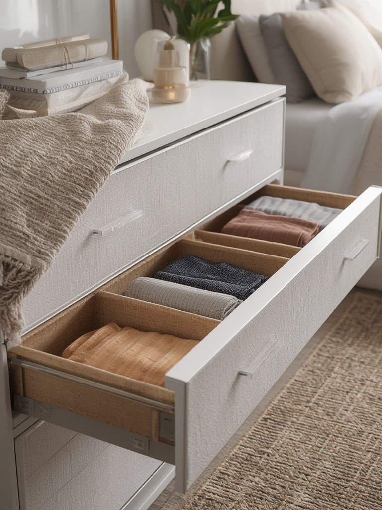 bedroom dresser in action