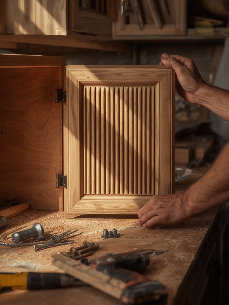 fluted kitchen cabinets - Illustration 2