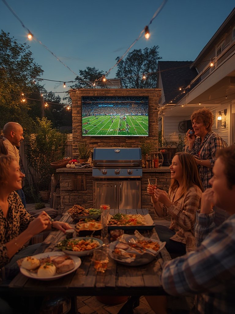 outdoor kitchen waterproof TV - Illustration 3