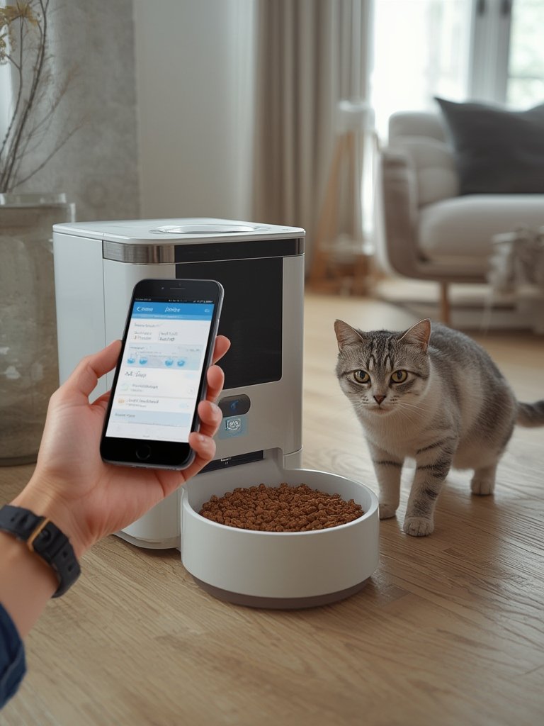 smart pet feeder - Illustration 2