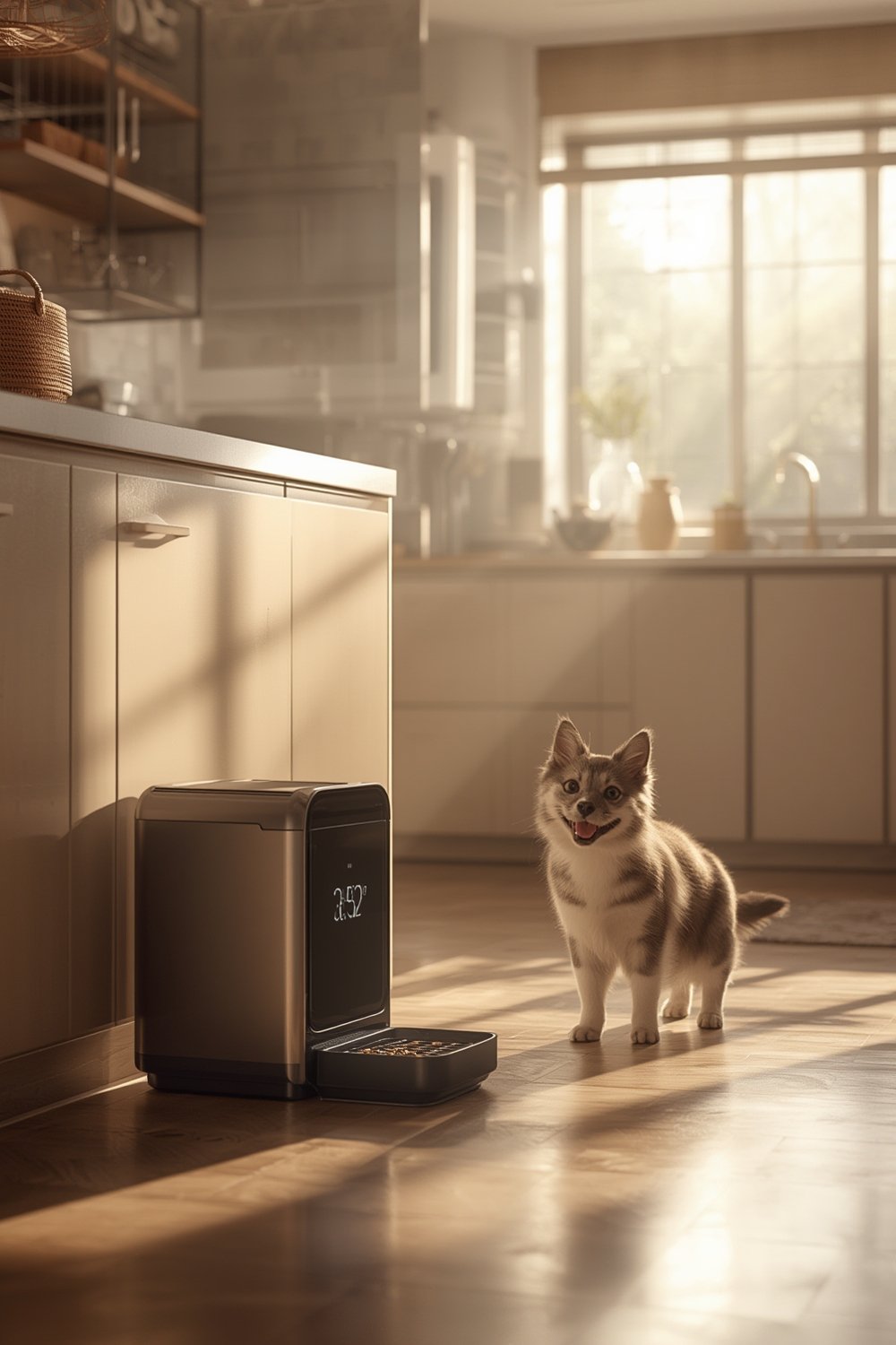 smart pet feeder - Illustration 1