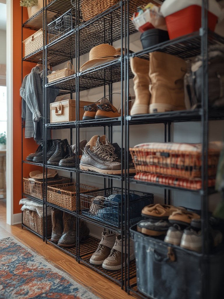 cube shelves in action