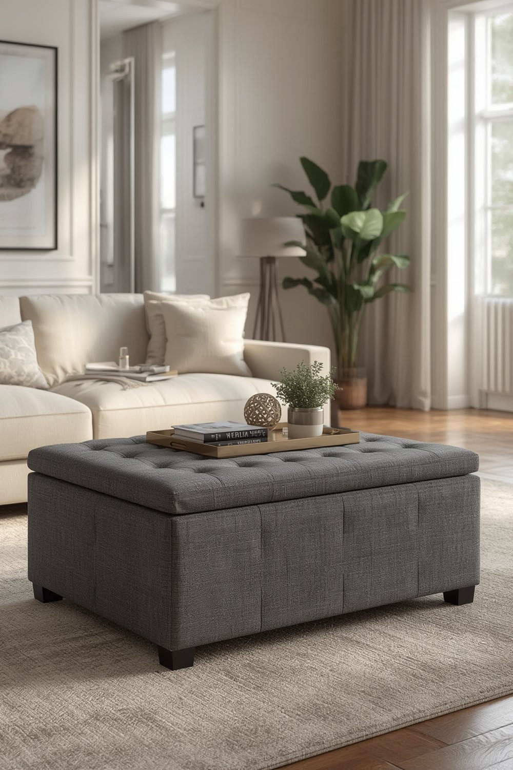 storage ottoman product view