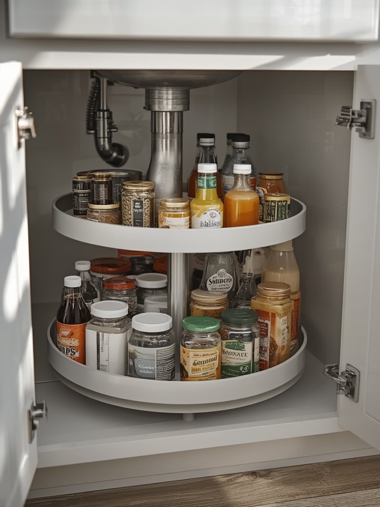 Cabinet Organizer: 7 Ultimate Steps For An Amazing Solution 2 cabinet organizer in action