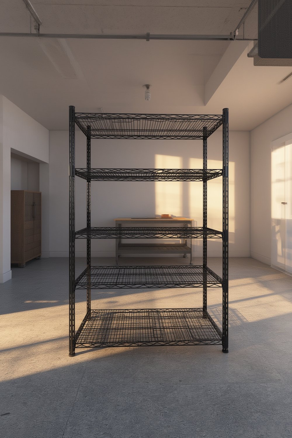 wire shelving product view