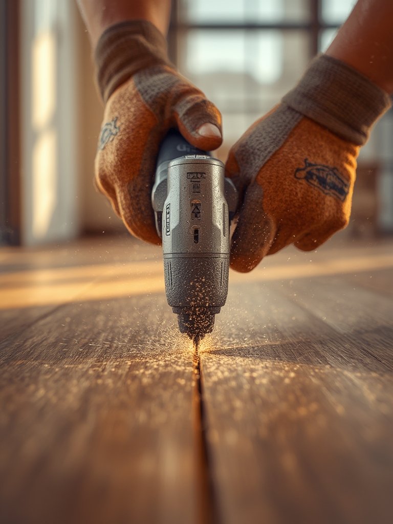 oscillating tool in action