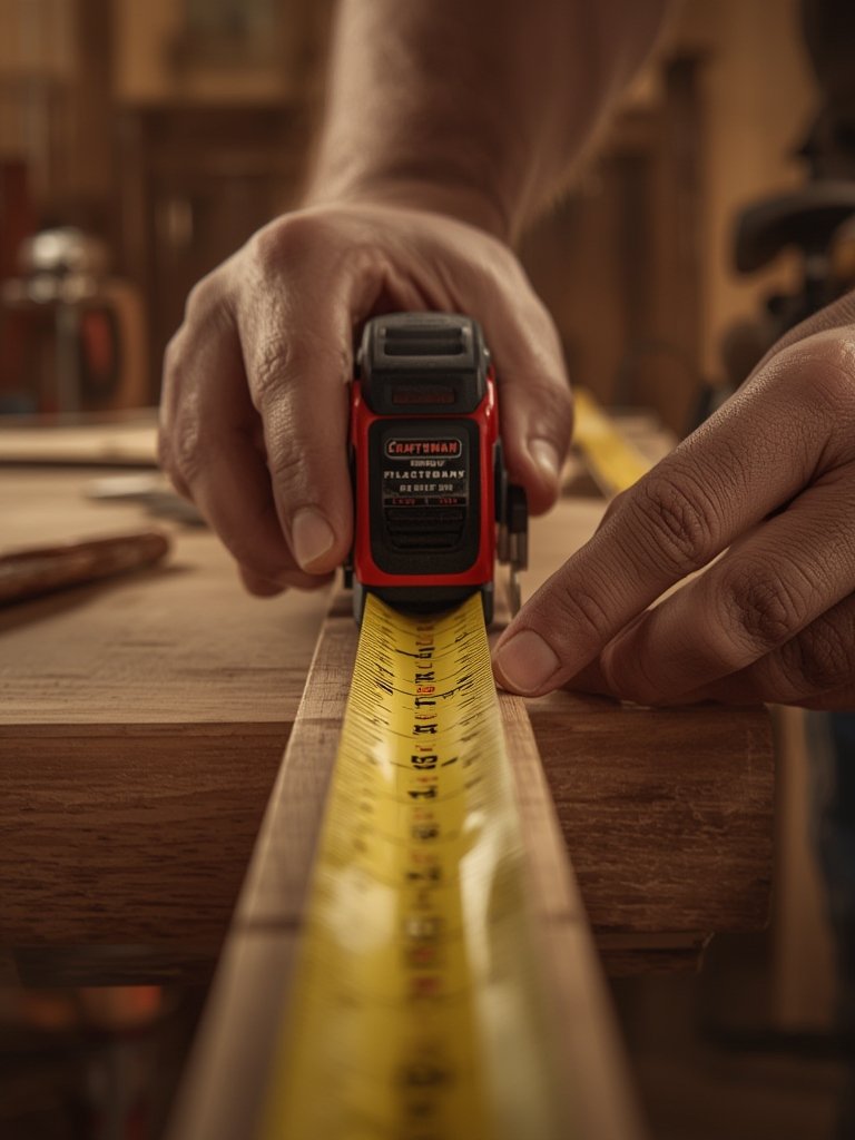 tape measure in action