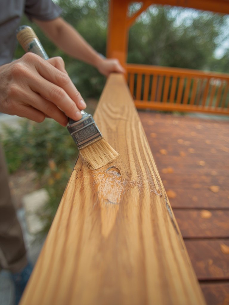 wood filler in action